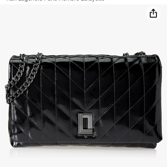 KARL LAGERFELD PARIS
Lafayette Leather Shoulder Bag - Picture 5 of 7